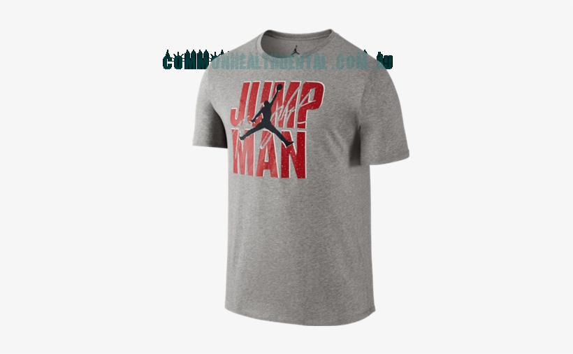 Outlet On Sale Jordan Jumpman Flight T-shirt - Boys Youth Air Jordan Crew Neck Tee M, Grey Jumpman, transparent png #3011017