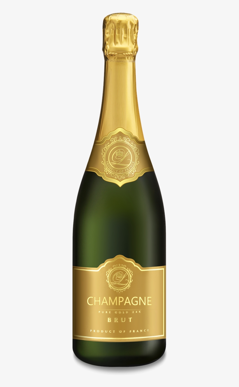 Champagne,bottle Of Year's - Champagne Bottle, transparent png #3011021