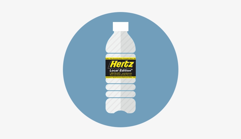Water Bottle Icon W Lable 2 - Water, transparent png #3011135