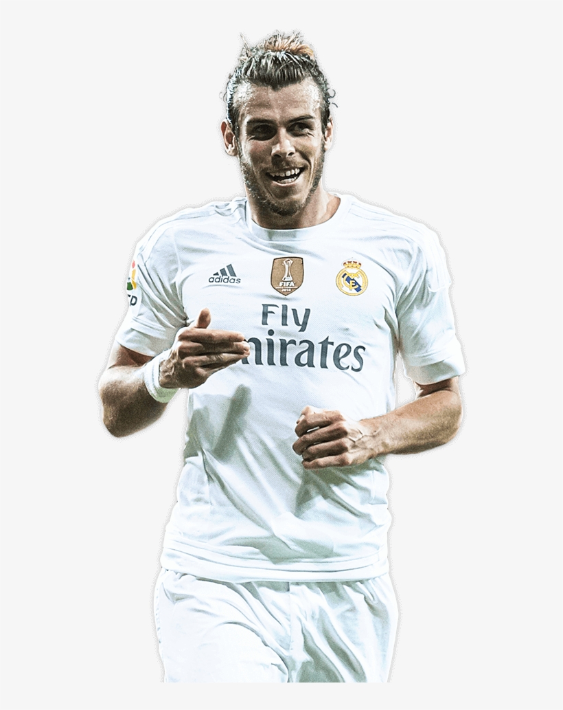 Gareth Bale - 2016-17 Real Madrid Home L/s Shirt (+ Fifa Wc) *bnib*, transparent png #3011737