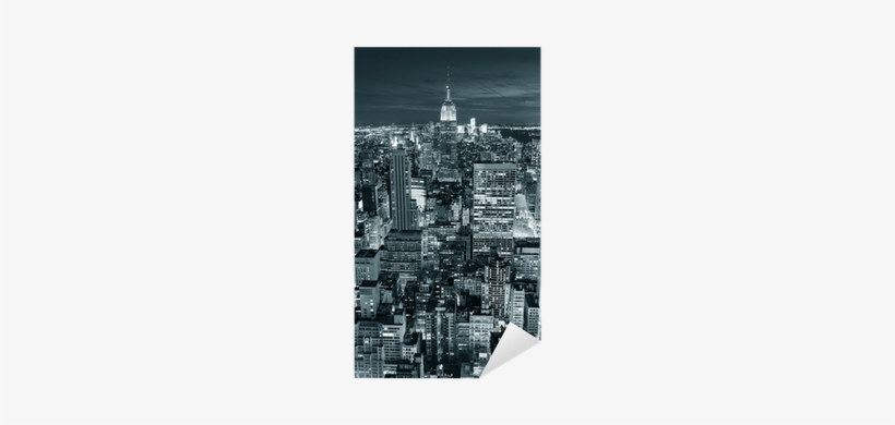 Empire State Building Silhouette Png Download - Debonsol Tapis Salon Ligne Photographe New York Night, transparent png #3012023