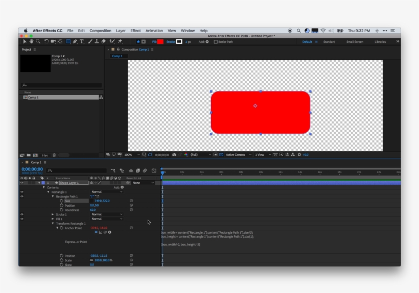 Ae Expressions For Rectangle Shape - Multimedia Software, transparent png #3012124