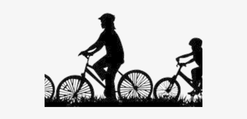 Mws Bike A Thon - Bike Family Silhouette, transparent png #3012212
