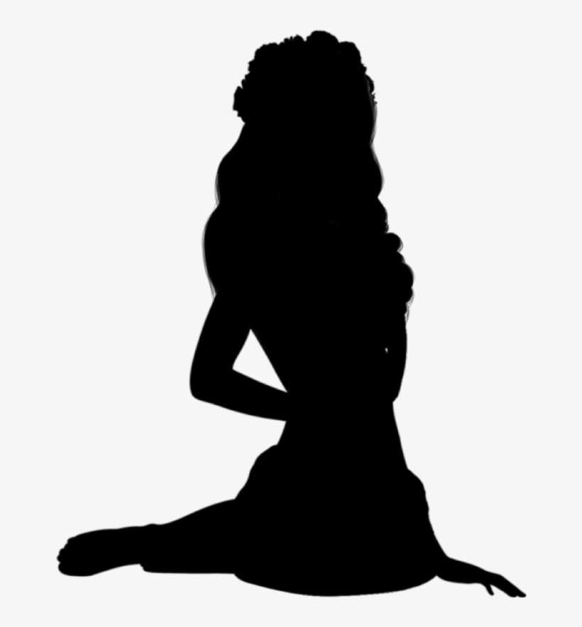 Woman Sitting Womansitting Silhouette Womansittingsilh - Silhouette, transparent png #3012354