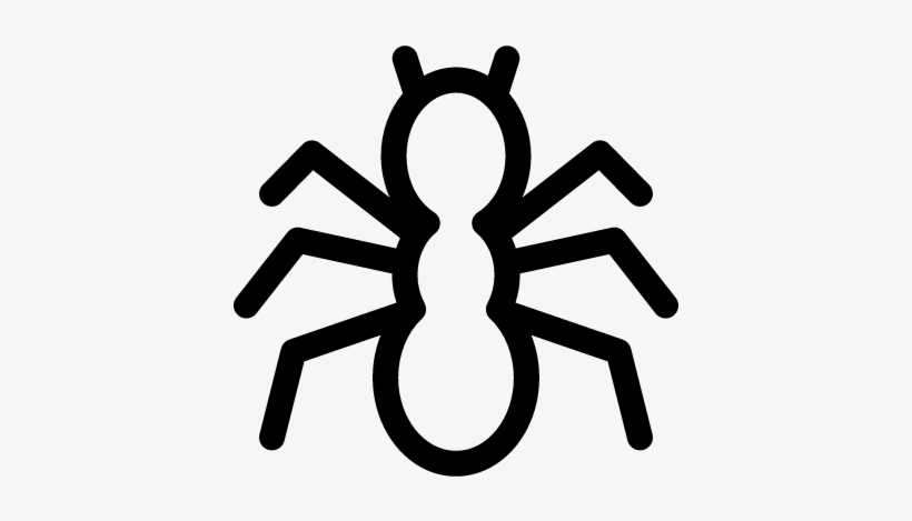 Ant Silhouette Vector - Silueta De Hormiga, transparent png #3012379