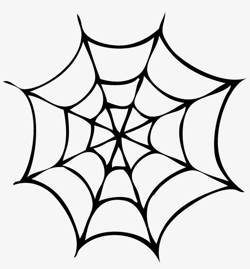 Silhouettes Di Halloween - Spider Web Silhouette, transparent png #3012543