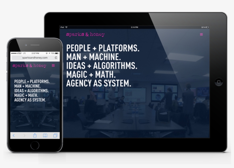 Iphone & Ipad Mockup - Ipad Iphone Mockup Png, transparent png #3012807