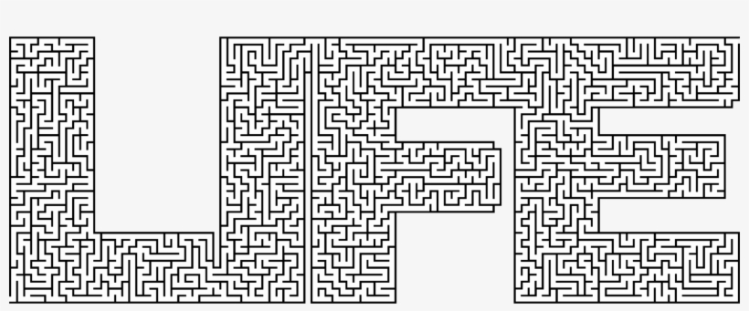 The Art Of Life Maze Labyrinth Coloring Book - Maze Png, transparent png #3013413