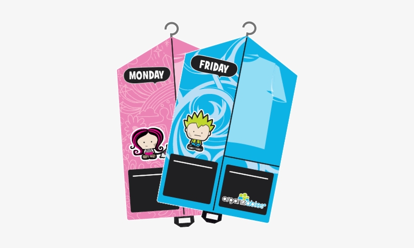 Weekday Clothes - Kids Clothing Organizer, transparent png #3013554