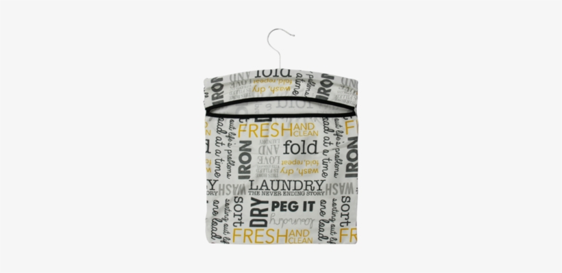 Hanging Waterproof Inside Clothes Peg , Adorable Cotton - Newsprint, transparent png #3013578