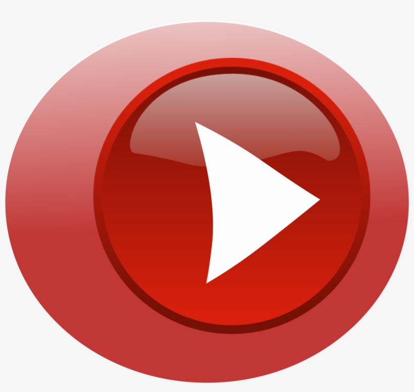 Red Youtube Play Button Png For Kids - Portable Network Graphics, transparent png #3013954