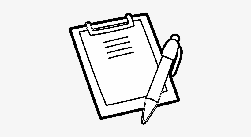 Dibujo De Carpeta Portanotas Para Colorear - Dibujo De Una Carpeta, transparent png #3013998