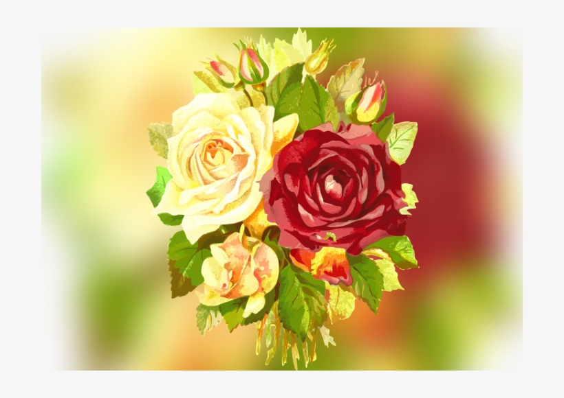 Color Palette Ideas From Flower Garden Roses Flowering - Beautiful Bouquet Grayscale Coloring Book For Adults:, transparent png #3014000