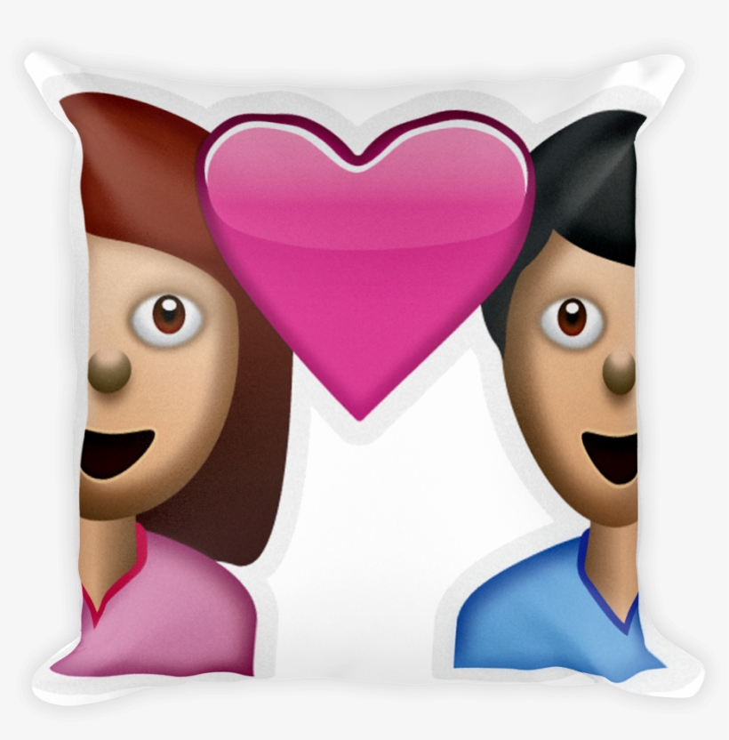 Couple With Heart - Popdesigners Couple With Heart Couples Emoticon Emoji, transparent png #3014201