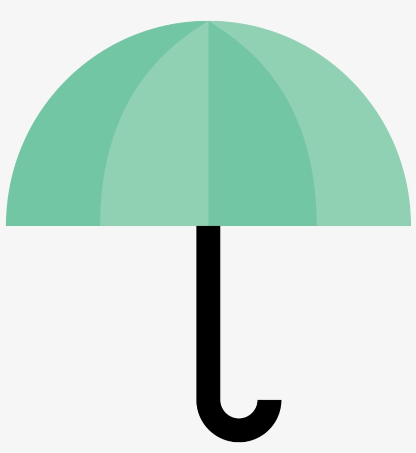 Umbrella Icon Aqua Lrg - Icon, transparent png #3014256