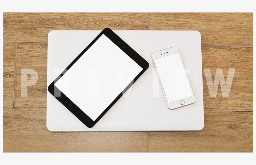 Mockup Of A Black Ipad And A White Iphone Resting On - Vonino Xavy L8 Touch, transparent png #3014321