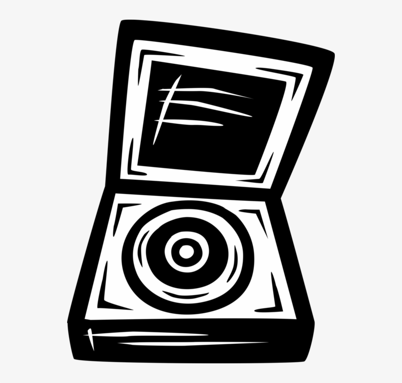 Vector Illustration Of Phonograph Record Player Turntable, transparent png #3014936