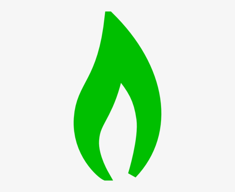 How To Set Use Green Flame Clipart - Green Fire Clipart, transparent png #3015145