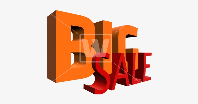 Big Sale 3d - Big 3d Text Png, transparent png #3015368