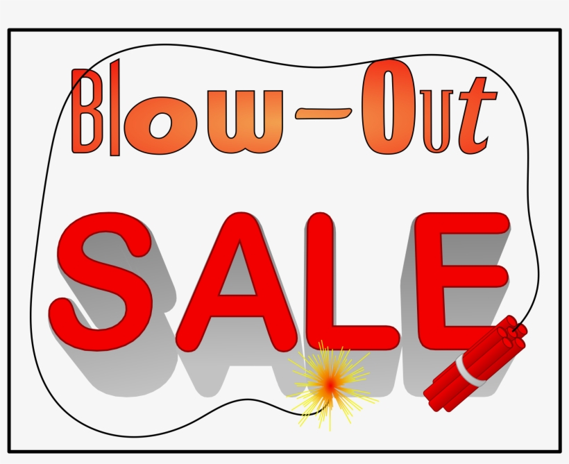 This Free Icons Png Design Of Blow-out Sale, transparent png #3015446