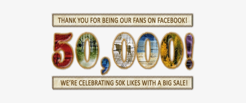 We've Reached 50,000 Facebook "likes" And We're Celebrating - Postage Stamp, transparent png #3015665