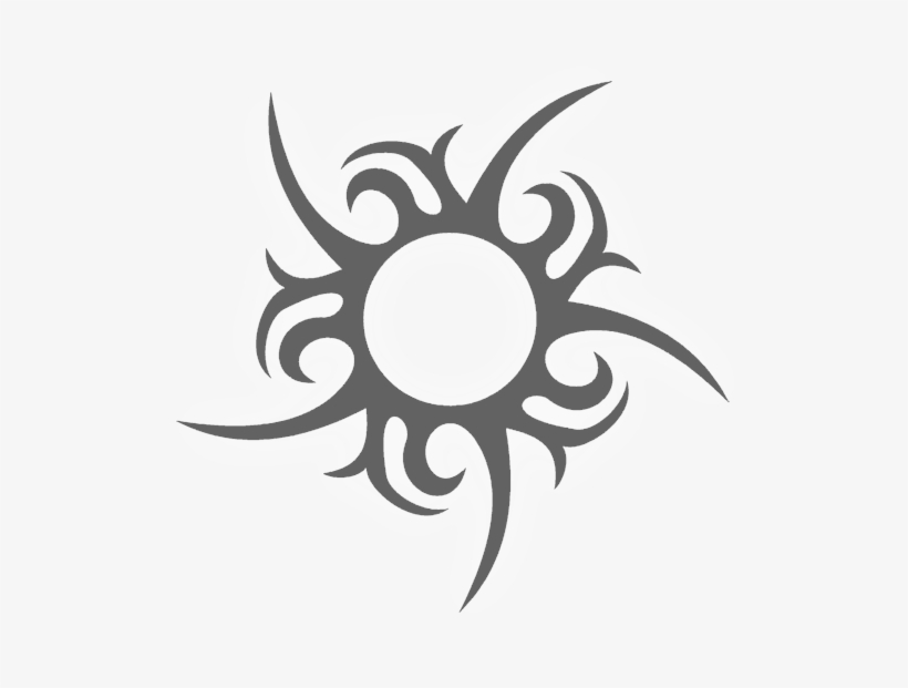 Outsider Gabber - Sun Tattoo With Om, transparent png #3015881