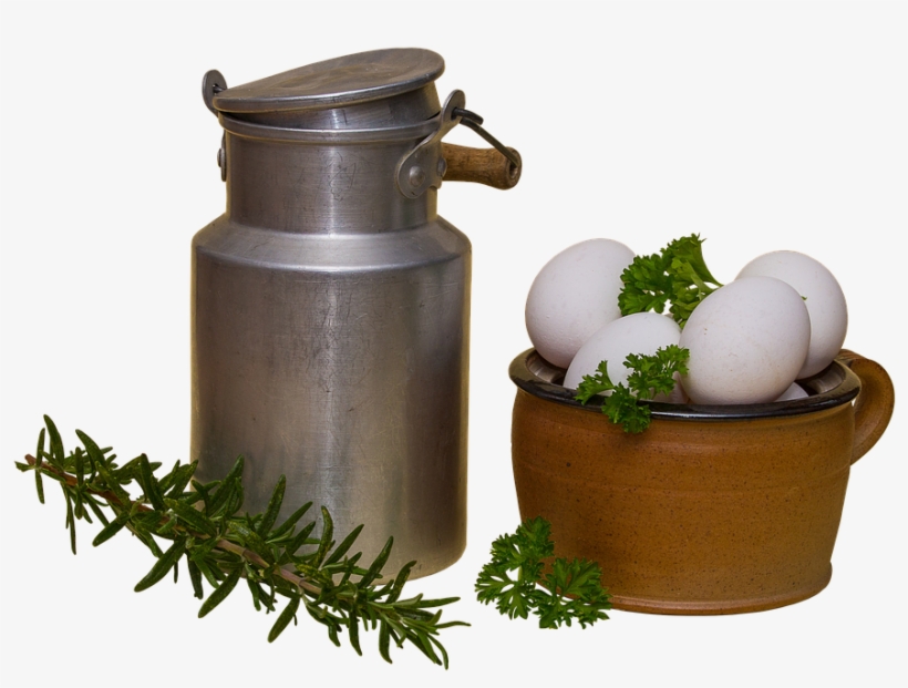 Milk Can, Pot, Egg, The Wax Pot, Clay Pot, Parsley - Egg, transparent png #3016059