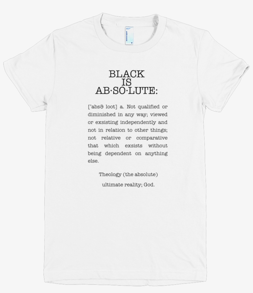 Image Of Womens Black Is Absolute Logo T - Active Shirt, transparent png #3016108