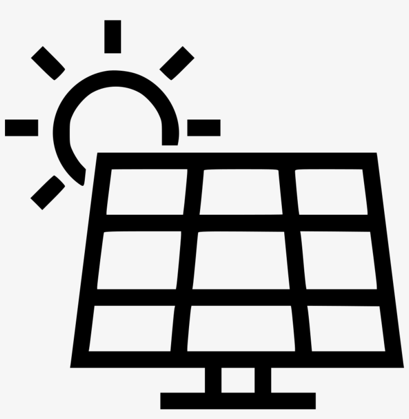 Solar Panel - - Solar Panel Free Icon, transparent png #3016130