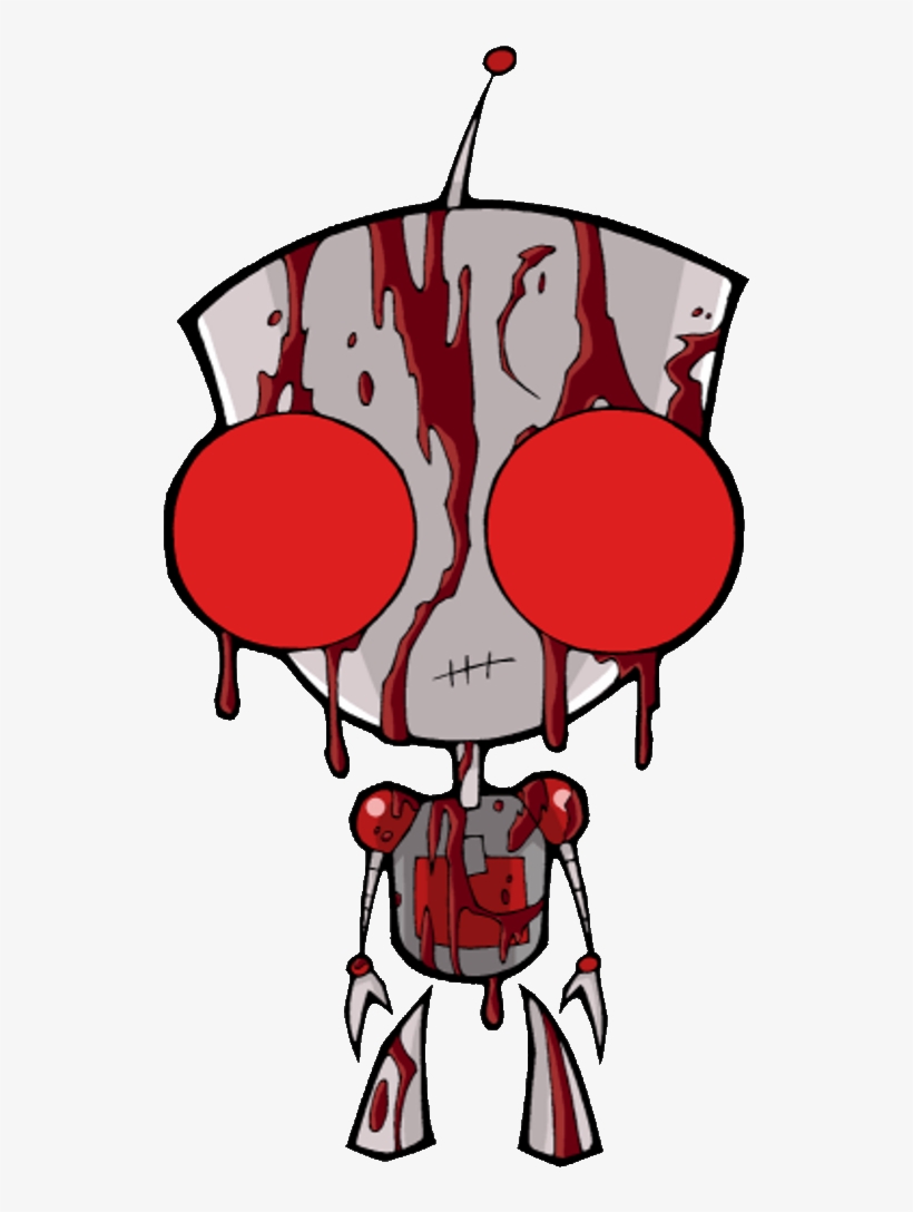 Bloody Gir - Transparent - Bloody Gir From Invader Zim, transparent png #3016221