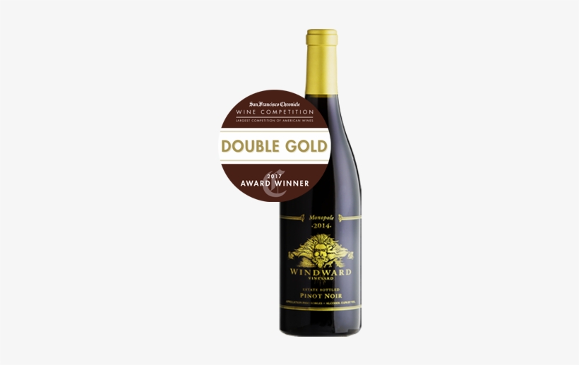 Double Gold Winner - Wine, transparent png #3016289