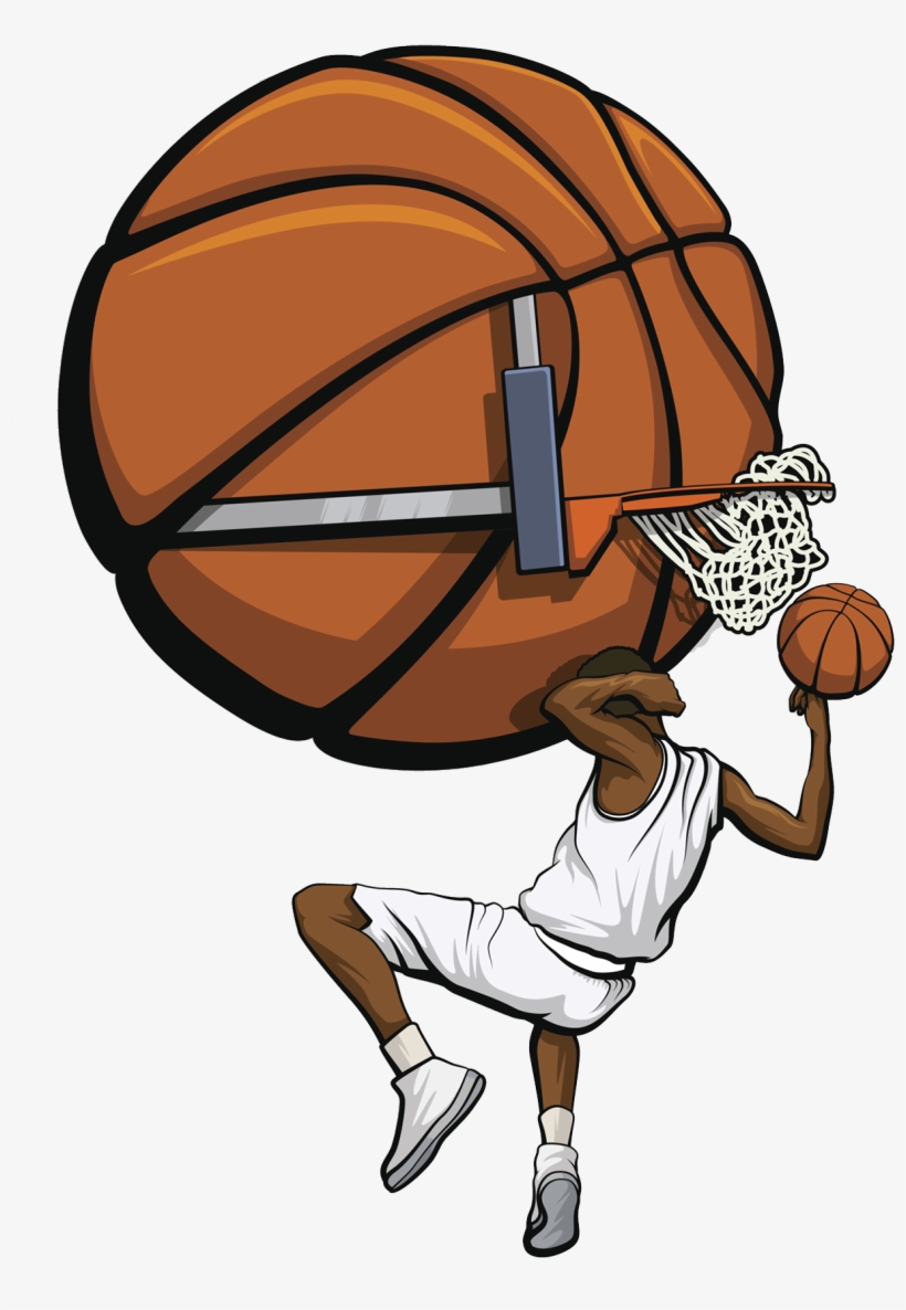 Basketball Slam Dunk Clip Art - Basketball, transparent png #3016638