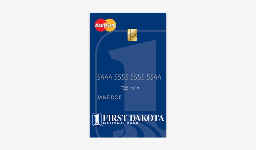 First Dakota Credit Card - Vertical Credit Card, transparent png #3017030