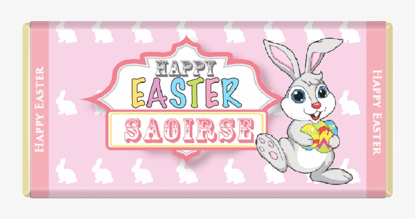 Easter Bunny Personalised Chocolate Bars - Easter, transparent png #3017049
