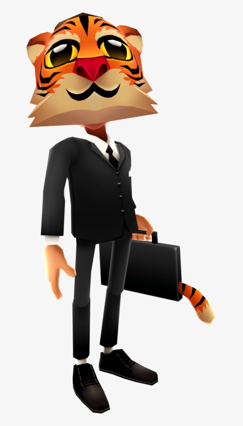 Frank - Subway Surfers Frank Tiger Outfit Coco, transparent png #3017402