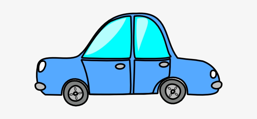 The Light Blue Car Clip Art - Car Clip Art Blue, transparent png #3017629