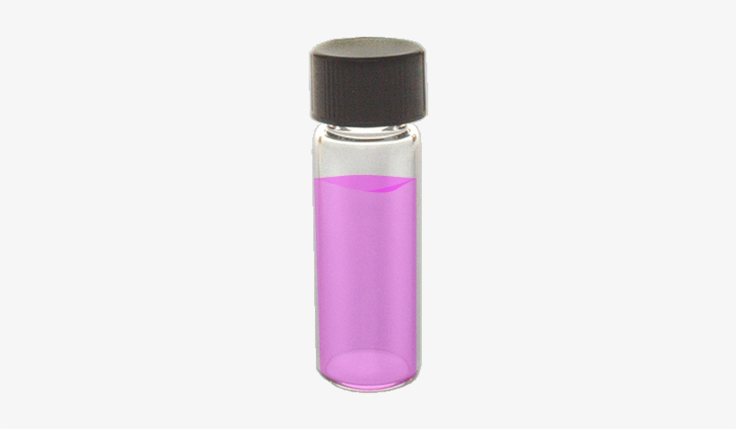 Clearglass Vial Blackl - Water Bottle, transparent png #3017929