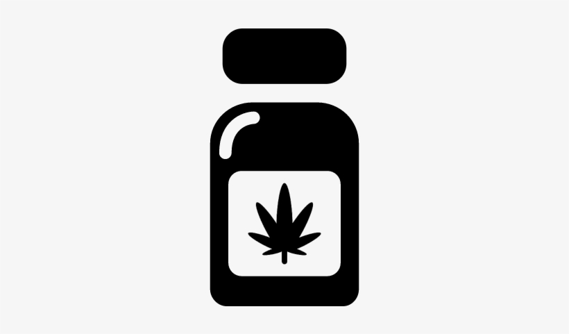 Marijuana Bottle Vector - Growing Marijuana For Beginners: Cannabis Growguide, transparent png #3018058