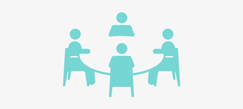Meeting Free Download Png - Group Discussion Clipart Png, transparent png #3018376
