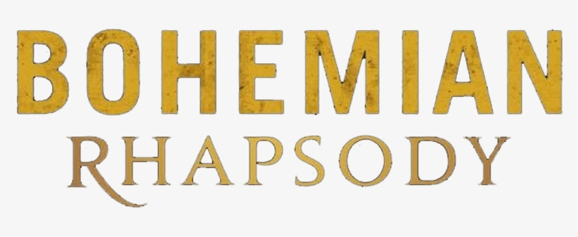 Rami Malek Stars In Bohemian Rhapsody, In Theaters - Bohemian Rhapsody Movie Title, transparent png #3018593