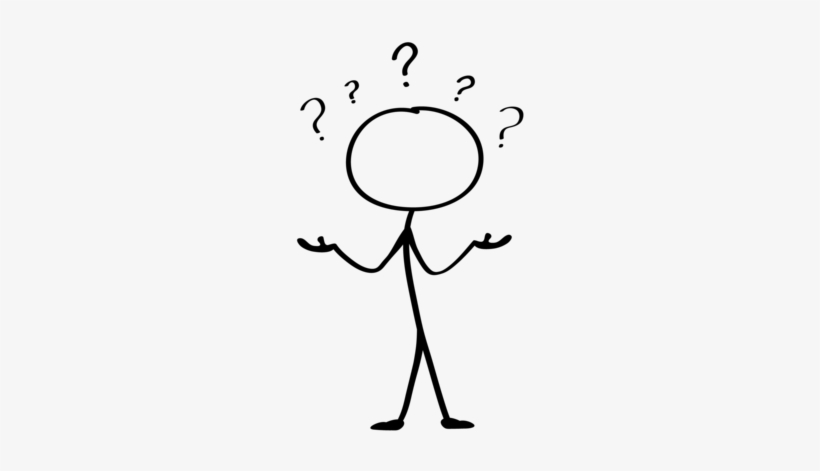 What's A Quilter To Do - Stick Figure Looking Around, transparent png #3018946