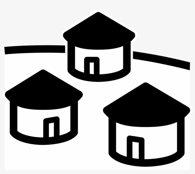 Find Your Tribe Where They Gather - Village Icon Png, transparent png #3020197