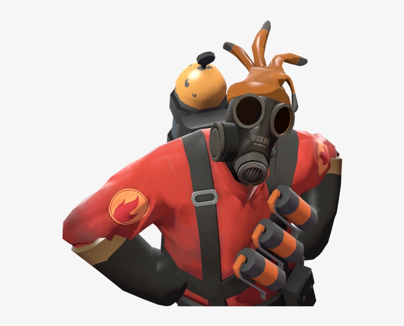 Pyro With The Respectless Rubber Glove Tf2 - Pyro Rubber Glove Hat, transparent png #3020448