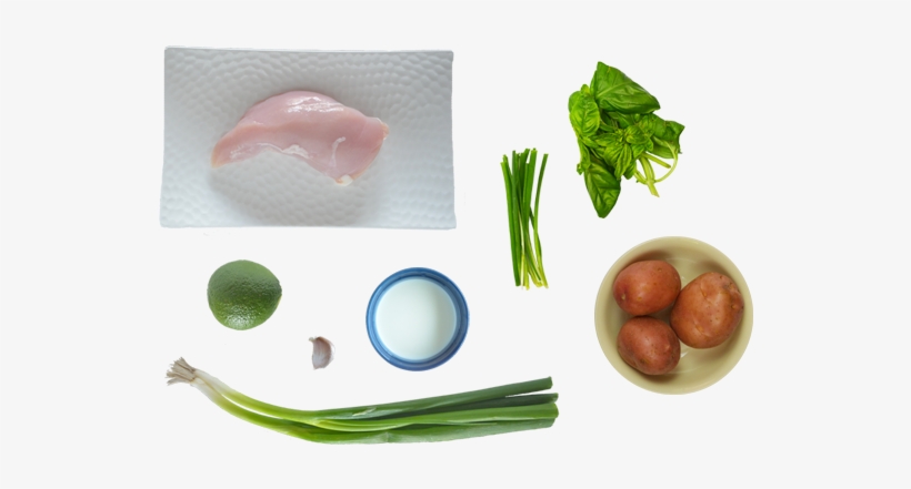 Green Goddess Roast Chicken Ingredients - Roast Chicken, transparent png #3020526