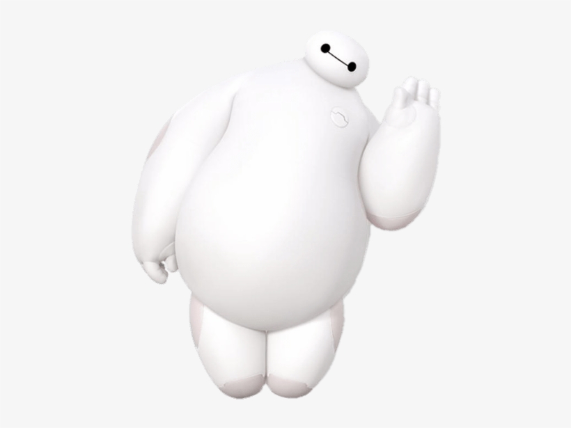 Big Hero 6 Baymax Waving - Big Hero 6 Wave, transparent png #3020549