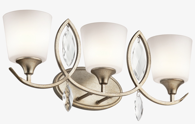 Loading Zoom - Kichler 45372 Casilda 3 Light Bathroom Vanity Light, transparent png #3020769