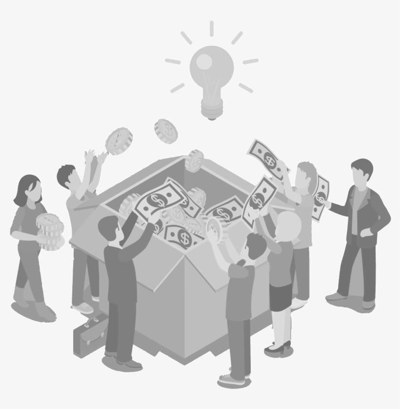 Crowdfunding Icon Black White - Assurely, transparent png #3022186