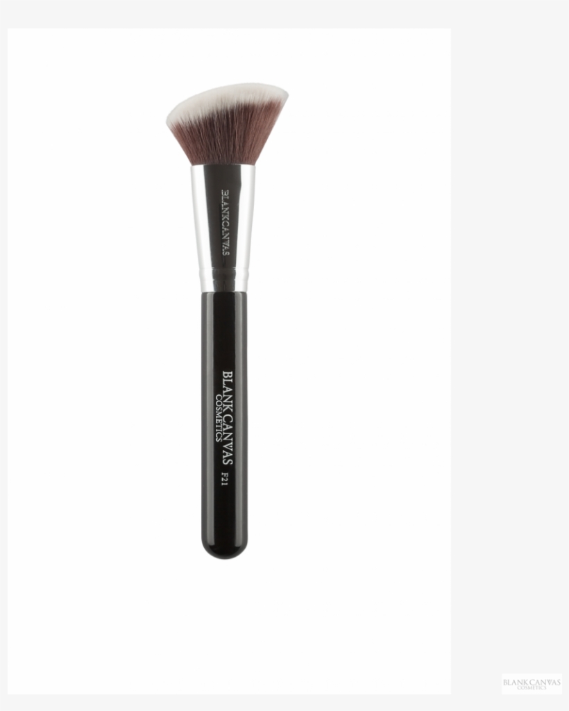 F21 Angled Contour Face Brush Black - Brush, transparent png #3022283