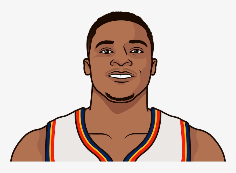 Russell Westbrook Is The First Player In Nba History - Kyrie Irving Cartoon Head, transparent png #3022426