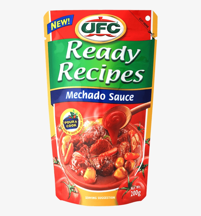 Ufc Tomato Sauce Ready Recipes Mechado 200g - Ufc Ready Recipes Menudo Sauce 200g, transparent png #3022540